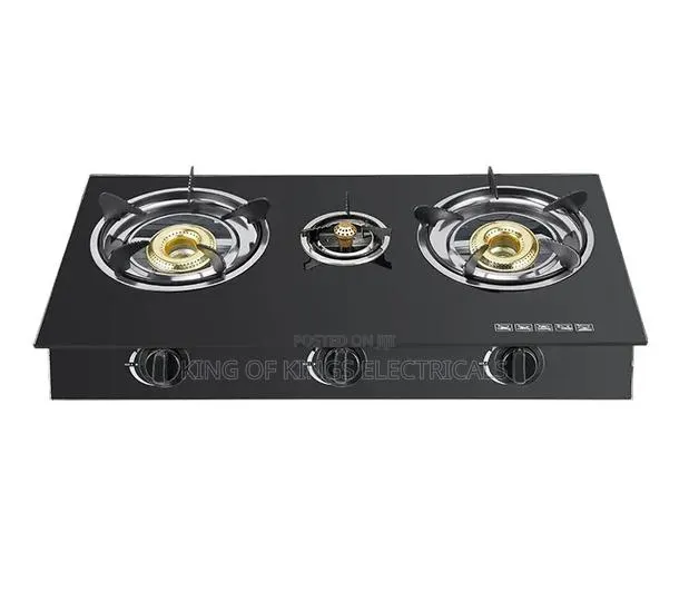 Happy Home Glass Gas Stove - Black · Photo 1