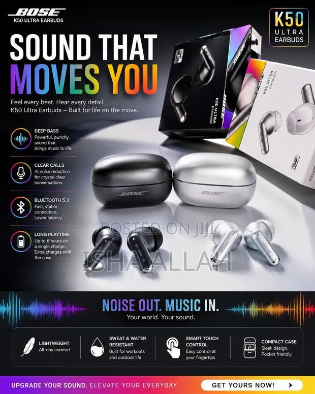Ultra Wireless Earbuds – Deep Bass Edition · Photo 1