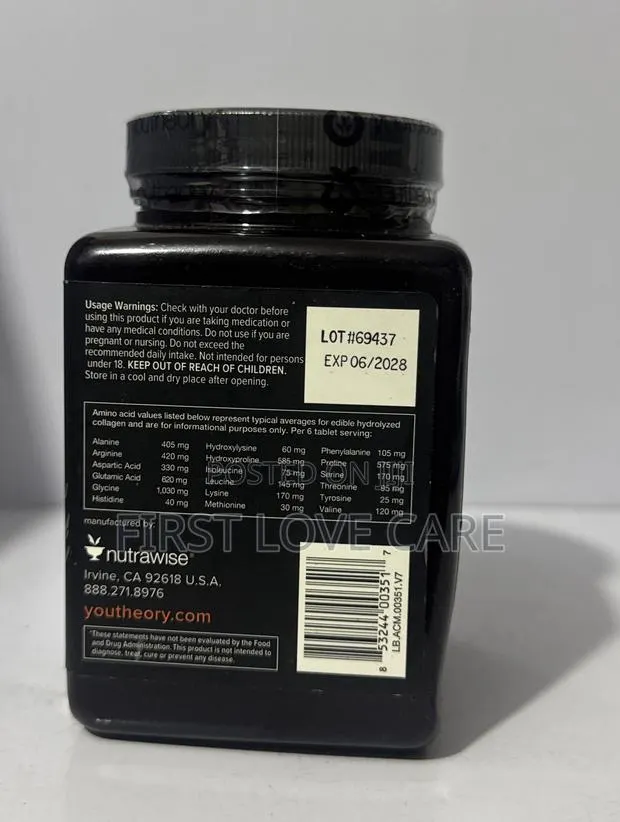 Youtheory - Men's Collagen 290 Tablets Type 1, 2, 3 · Photo 2