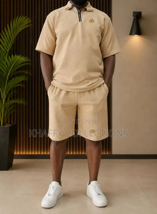 Trending Unisex 2- Piece Off Casual Set - Polo Top and Short · Photo 1