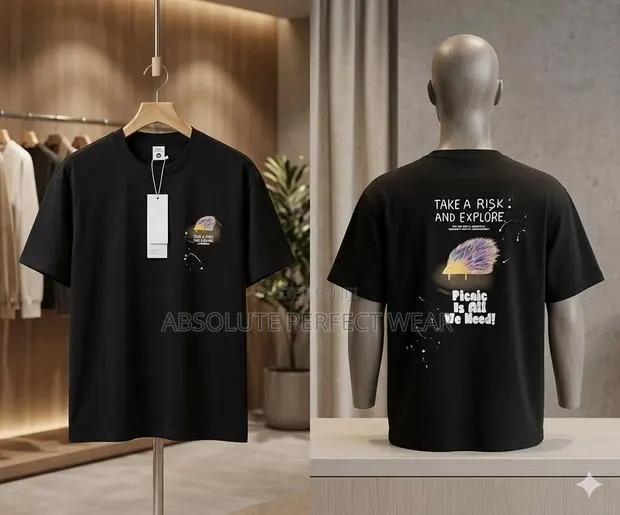 Luxe Thread Round Neck Top for Men · Photo 1