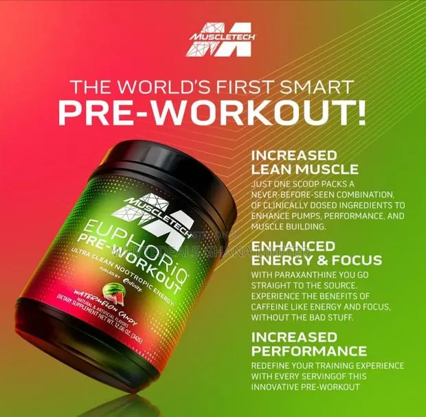 Smart Pre-Workout for Men Women/Euphoriq Insane Energy2024 · Photo 2