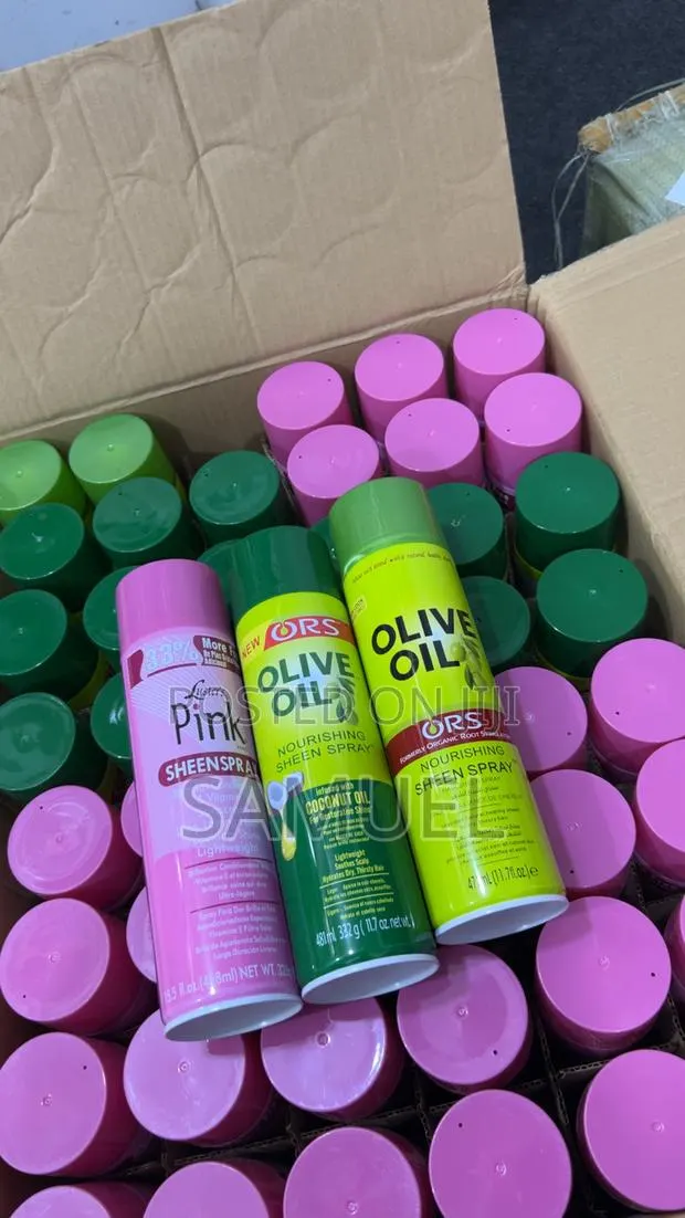 Ors Olive Oil Nourishing Sheen Spray and Luster’S Pink · Photo 1