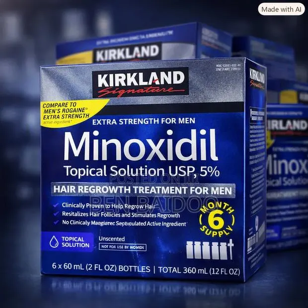 Kirkland Minoxidil Pack for Hair Growth (Proven Results) · Photo 1