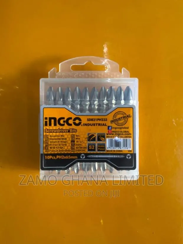 Ingco Screwdriver Bits 10pcs # Sdb21ph233 · Photo 1