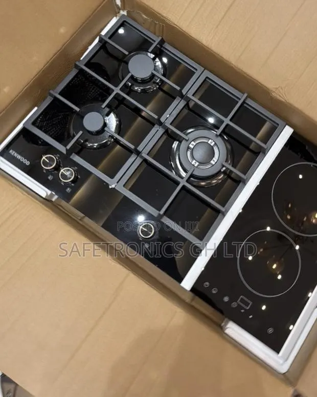 Neatly Boxed Kenwood 3+2 Fuel Built-in Cooker Hob Gas and Electric · Photo 1