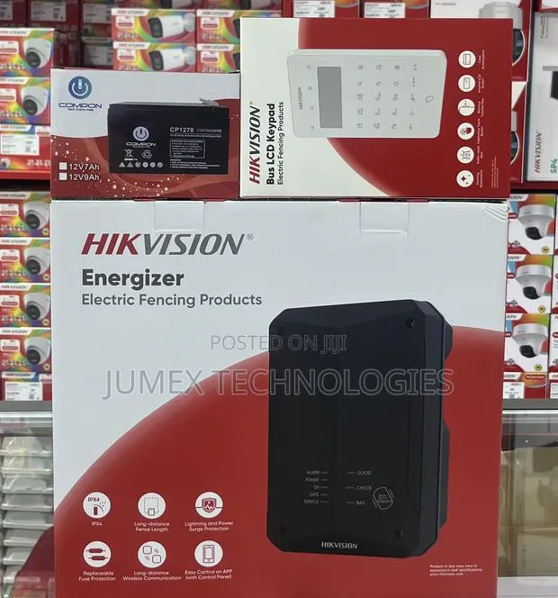 HIKVISION Energizer Electric Fencing DS-PF201-1WE + Battery Keypad · Photo 1