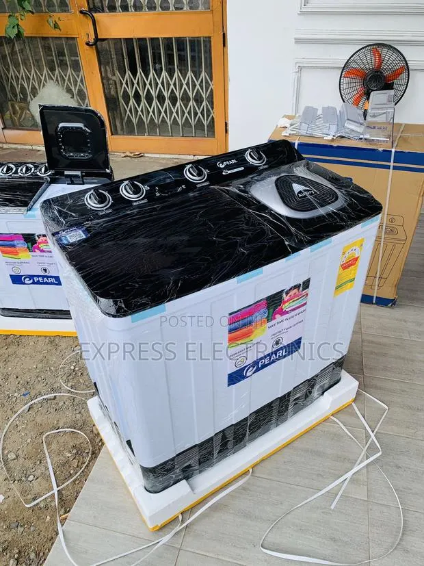 Wash and Spin Pearl 15kg Washing Machine Semi-Auto Twin-Tub Top-Load · Photo 1