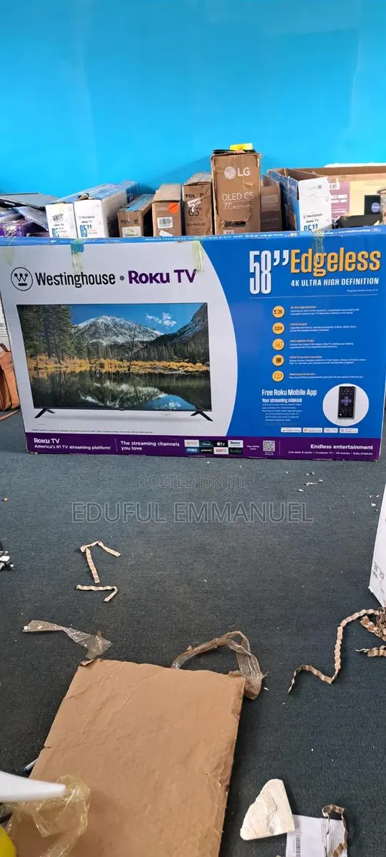 WESTINGHOUSE 58" UHD Smart Google TV Alexa Apple AirPlay Bluetooth · Photo 1