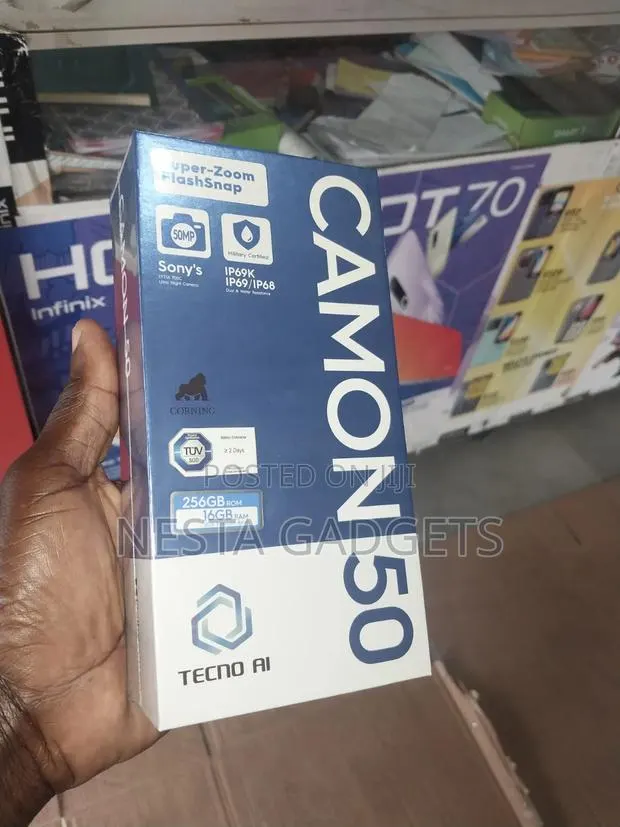 New Tecno Camon 50 256 GB Gray · Photo 1