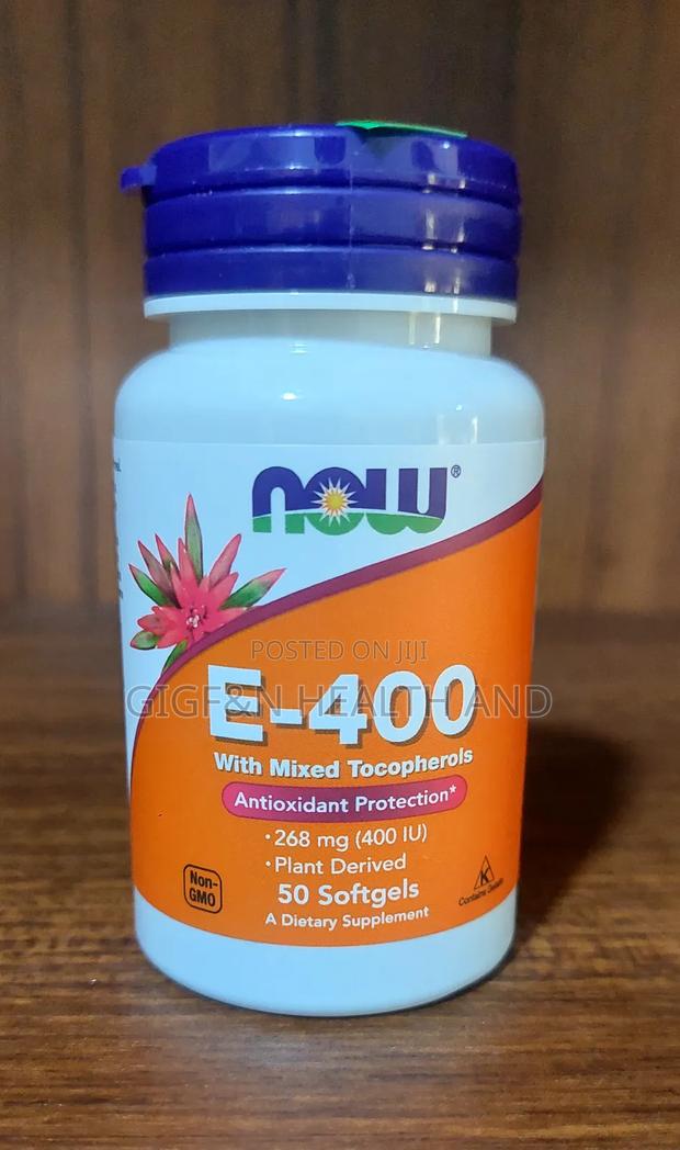 Now Foods, Vitamin E, 268mg,( 400iu) 50 Softgel · Photo 1