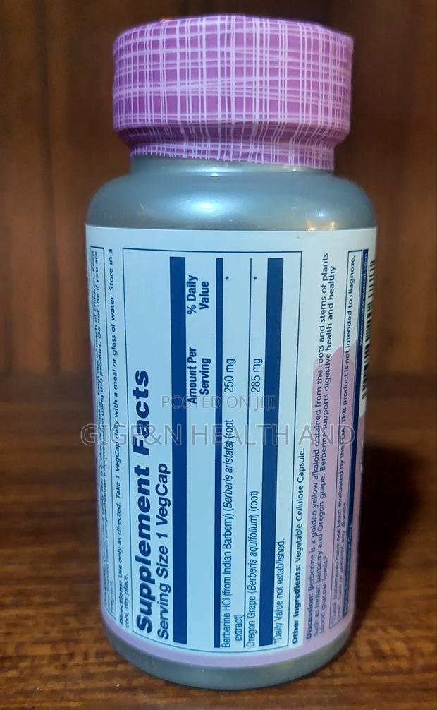 Solaray, Berberine With Oregon Grape, 60caps( Glucose and Digestive) · Photo 2