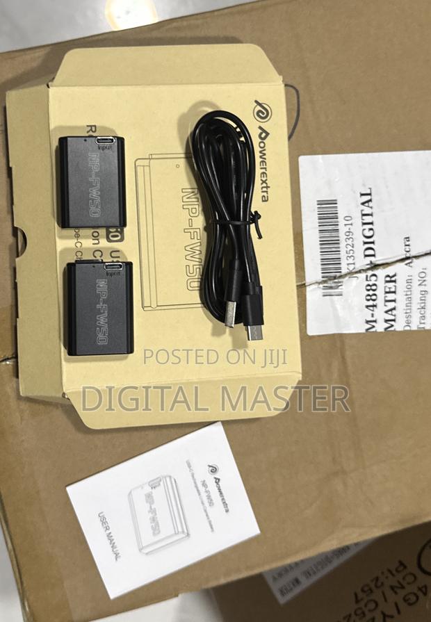 2 Kit Np-fw50 Usb-c Rechargeable Li-ion Battery (7.2v 1500mah 10.8wh) · Photo 1