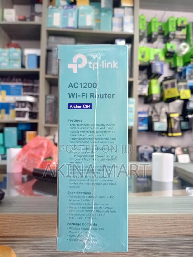 Tp Link Ac1200 Dual Band Full Gigabit Wifi Router Archer C64 · Photo 4