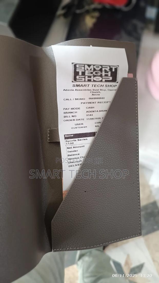 Pu Leather Check Clip Presenter for Restauran Bill Slot and Pen Holder · Photo 1