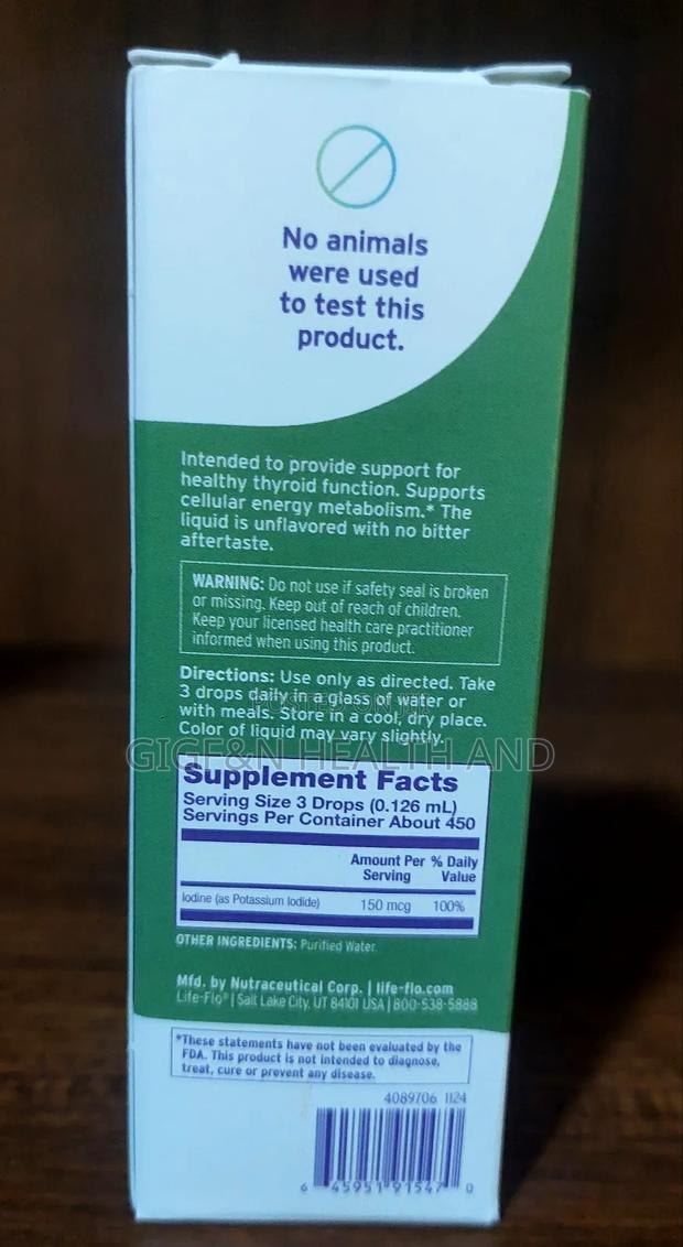 Life-Flo, Liquid Iodine Plus, With Potassium (Thyroid Health) · Photo 2