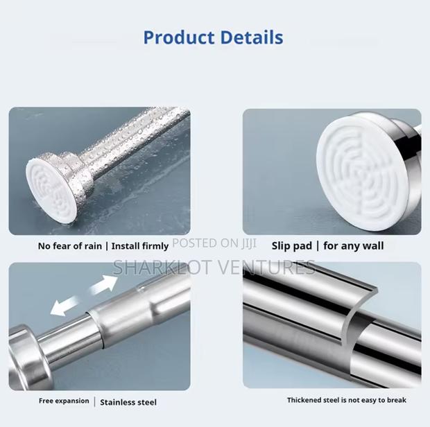 Medium Size Bathroom Rod 110-200cm · Photo 1