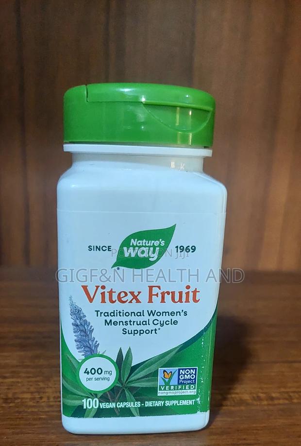 Nature's Way, Vitex Fruit,400mg 100 Caps ( Female Hormone Balance) · Photo 1