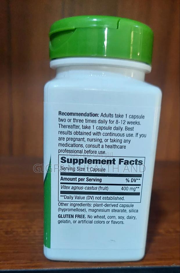 Nature's Way, Vitex Fruit,400mg 100 Caps ( Female Hormone Balance) · Photo 2