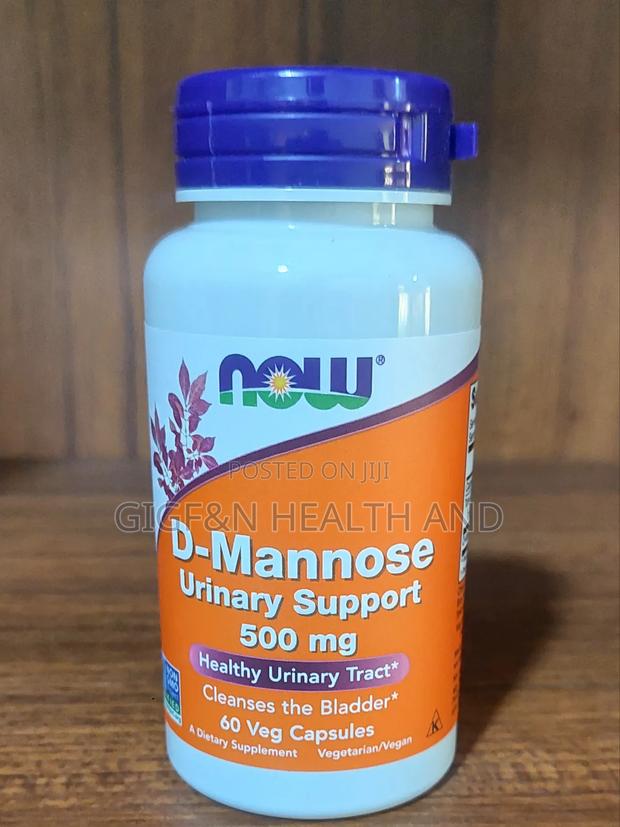 Now Foods, D-Mannose 500mg, 120 Caps (Urinary Tract Care) · Photo 1