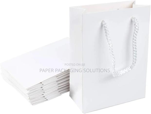 White Glossy Paper Bags · Photo 2