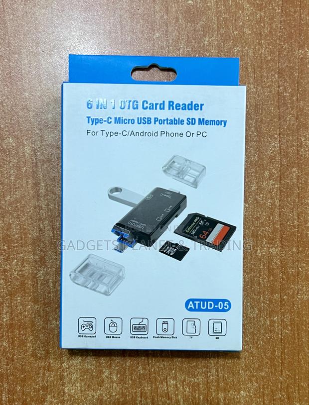 6 in 1 Type C Otg Card Reader - Atud-05 · Photo 1