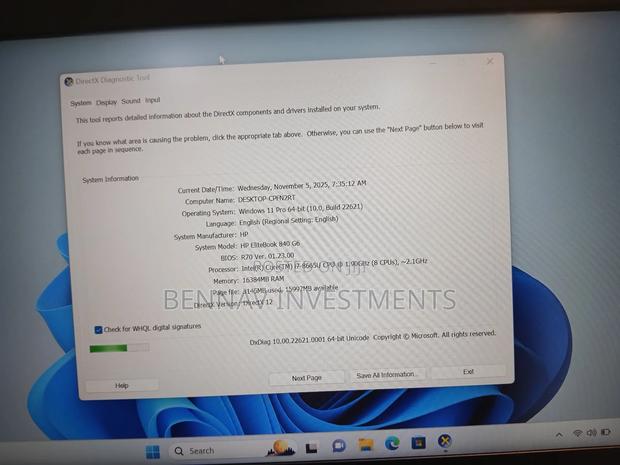 Laptop HP EliteBook 840 G6 16GB Intel Core i7 SSD 512GB · Photo 5