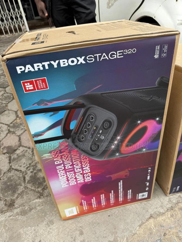 JBL Partybox Stage 320 Portable Party Bluetooth Speaker With Wheels · Photo 3
