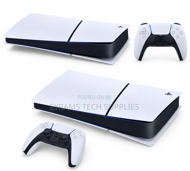 Sony PlayStation 5 PS5 Slim Disc Edition 1TB Console + Controller · Photo 1