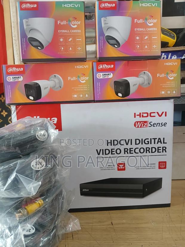 CCTV Kit (4 Channel) Full Coloured [2mp] · Photo 1