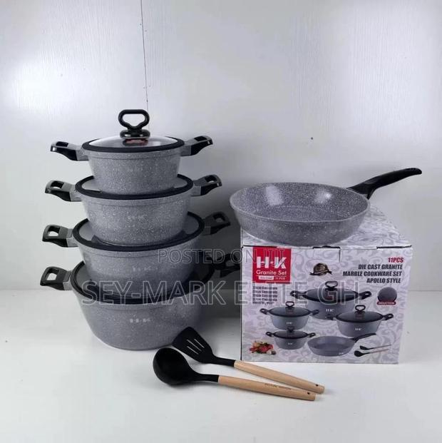 11pcs Hk Granite Cookware Set · Photo 2