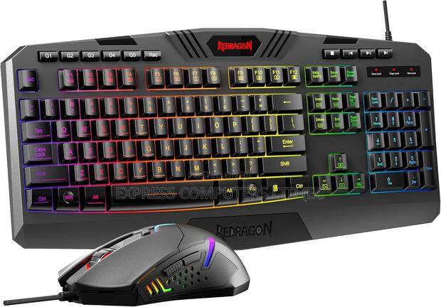 Gaming Original Mouse Keyboard RBG Lights Set (2 in 1) From Uk · Photo 1