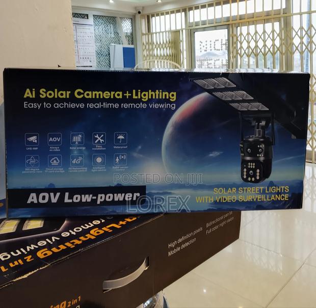 Solar Street Light Camera Dual Lens 4g Sim 2way Talk · Photo 2