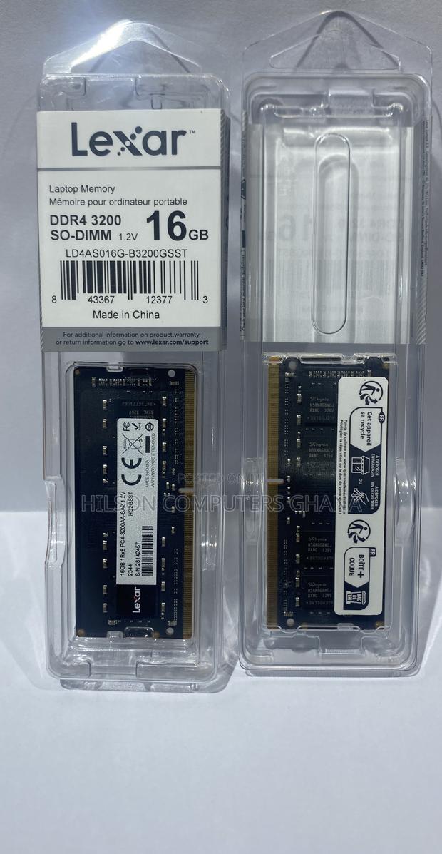 Lexar 16gb Ddr4-3200 Sodimm Laptop Memory · Photo 1
