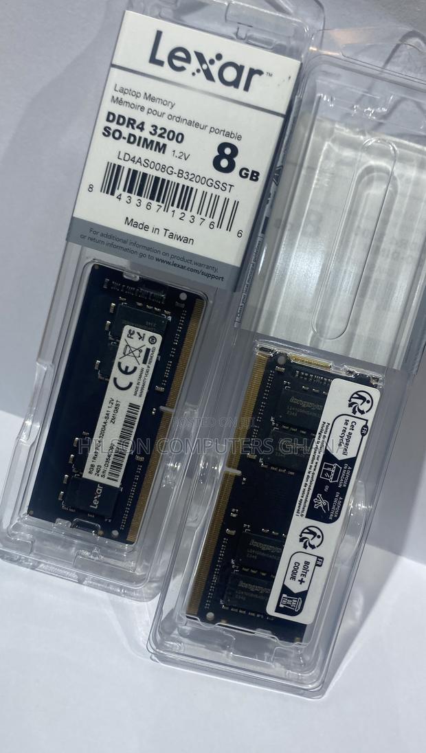 Lexar 8gb Ram Ddr4-3200 Sodimm Laptop Memory · Photo 1