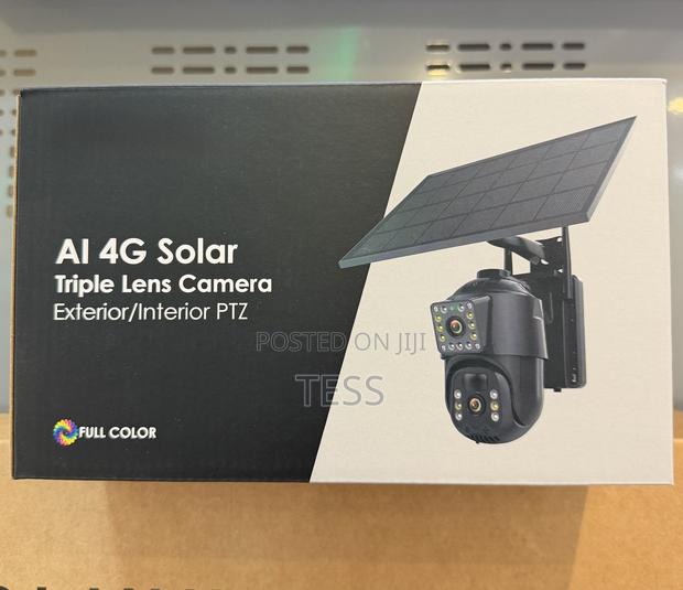 Solar 4g Sim Camera Dual Lens 6mp Full Color 2 Way Audio · Photo 1
