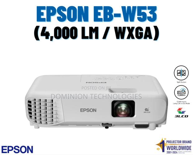 Epson Eb-W53 4000 Lumens Projector · Photo 1