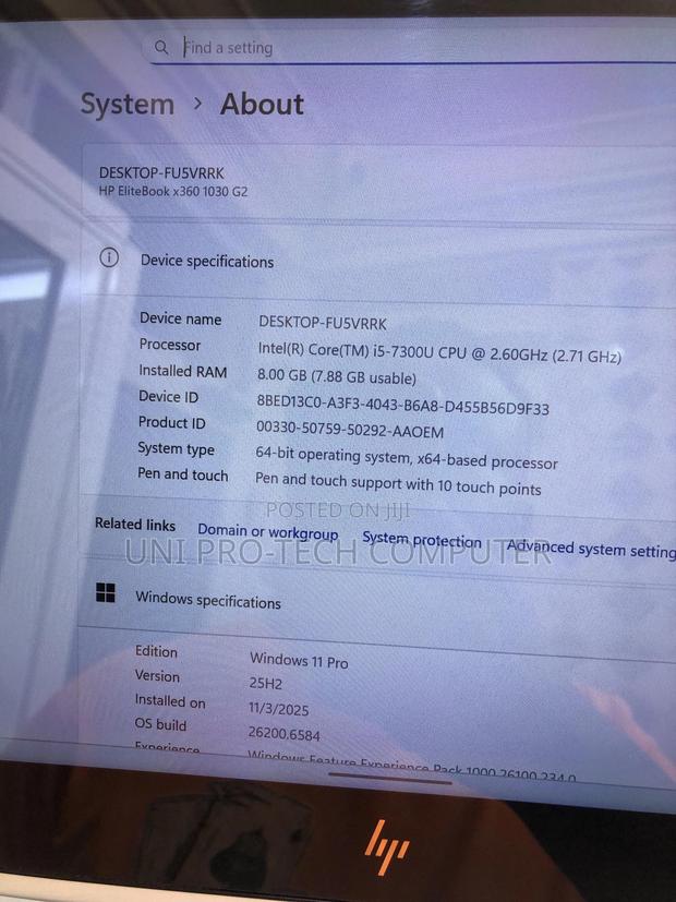 Laptop HP EliteBook 1030 8GB Intel Core I5 SSD 256GB · Photo 7
