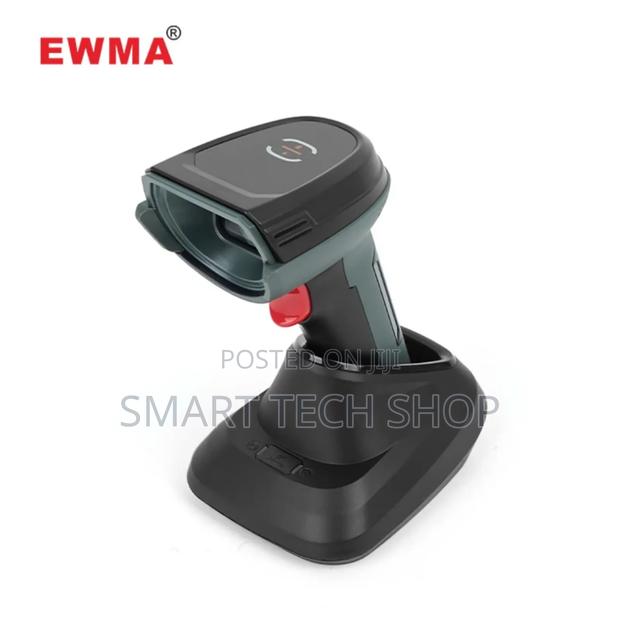2d Handheld Wireless + Bluetooth Barcode Qr Code Scanner + Charge Base · Photo 1