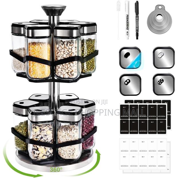 360•Revolving Spice Rack Set 100ml · Photo 1