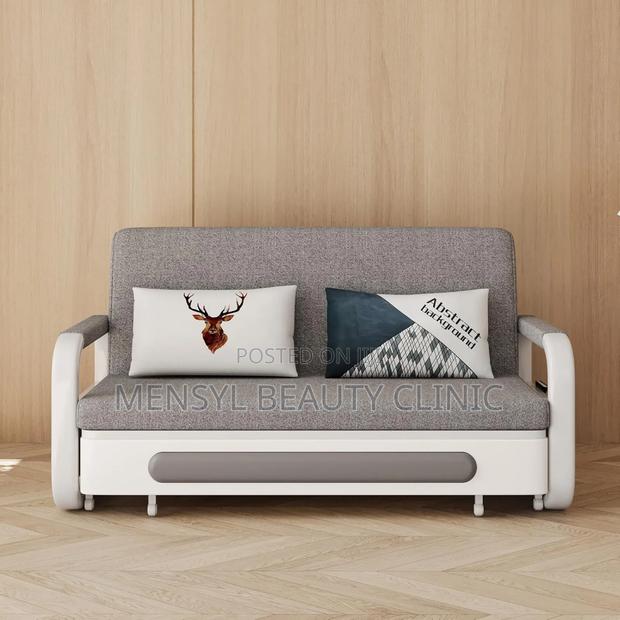 Heavy Duty Sofa Bed Double Bed Made With Metal Wood Have Storage