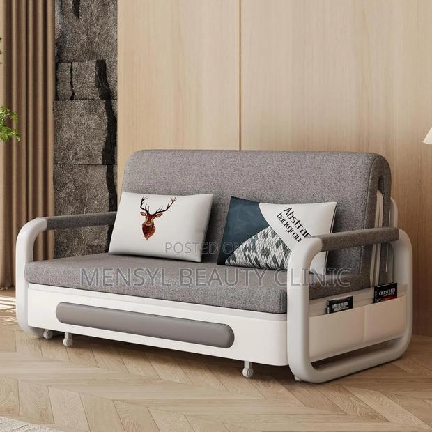 Heavy Duty Sofa Bed Double Bed Made With Metal Wood Have Storage · Photo 3