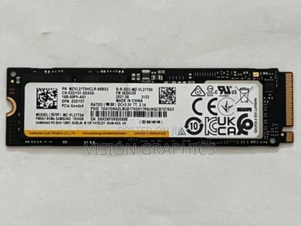Samsung Gaming Pm9a1 Pcie Gen4 1tb With Thermal Pads and Heatsink · Photo 2