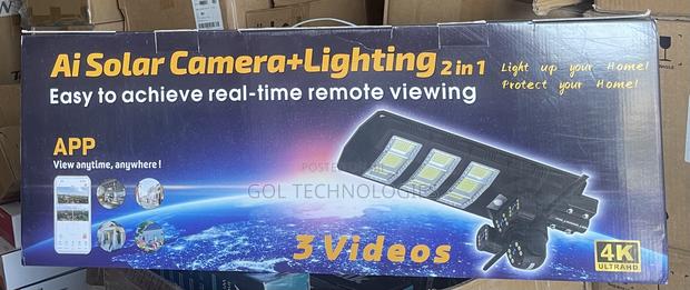 Solar Camera 4g 3 Lens Street Light 450w · Photo 3