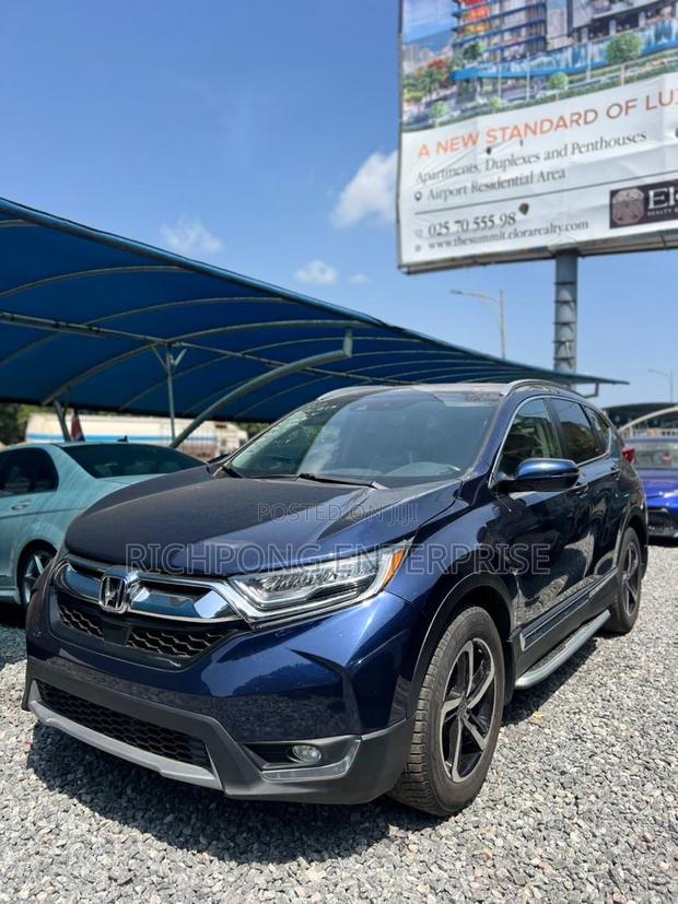 Honda CR-V Touring AWD 2018 Blue · Photo 3