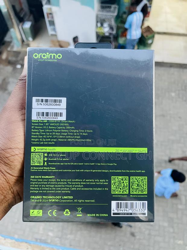 Oraimo Watch Pro Am 1.85 Amoled Ip68 Smart Watch · Photo 3