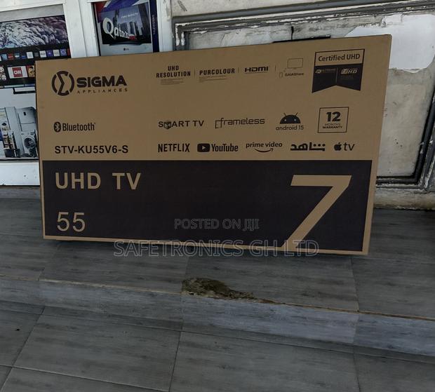 Brand New Lastest Sigma 55 Inch Led Digital Satellite Ultra Tv · Photo 2