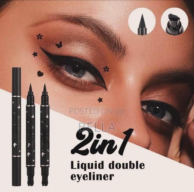 2in 1 Butterfly Seal Eyeliner Pen Star Moon Stamp · Photo 1
