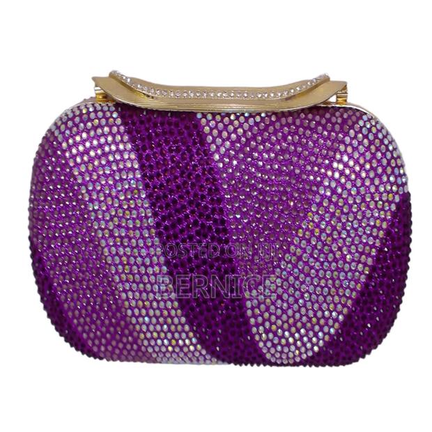 Purple Glam Clutch – Perfect for Parties Events · Photo 1