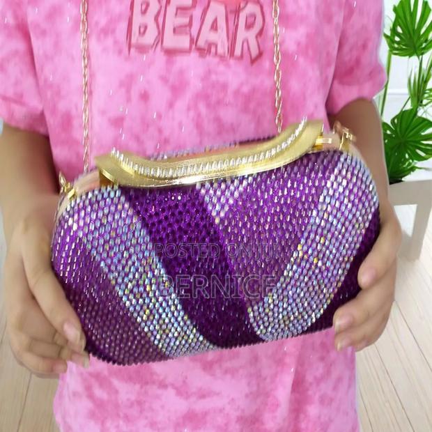 Purple Glam Clutch – Perfect for Parties Events · Photo 3